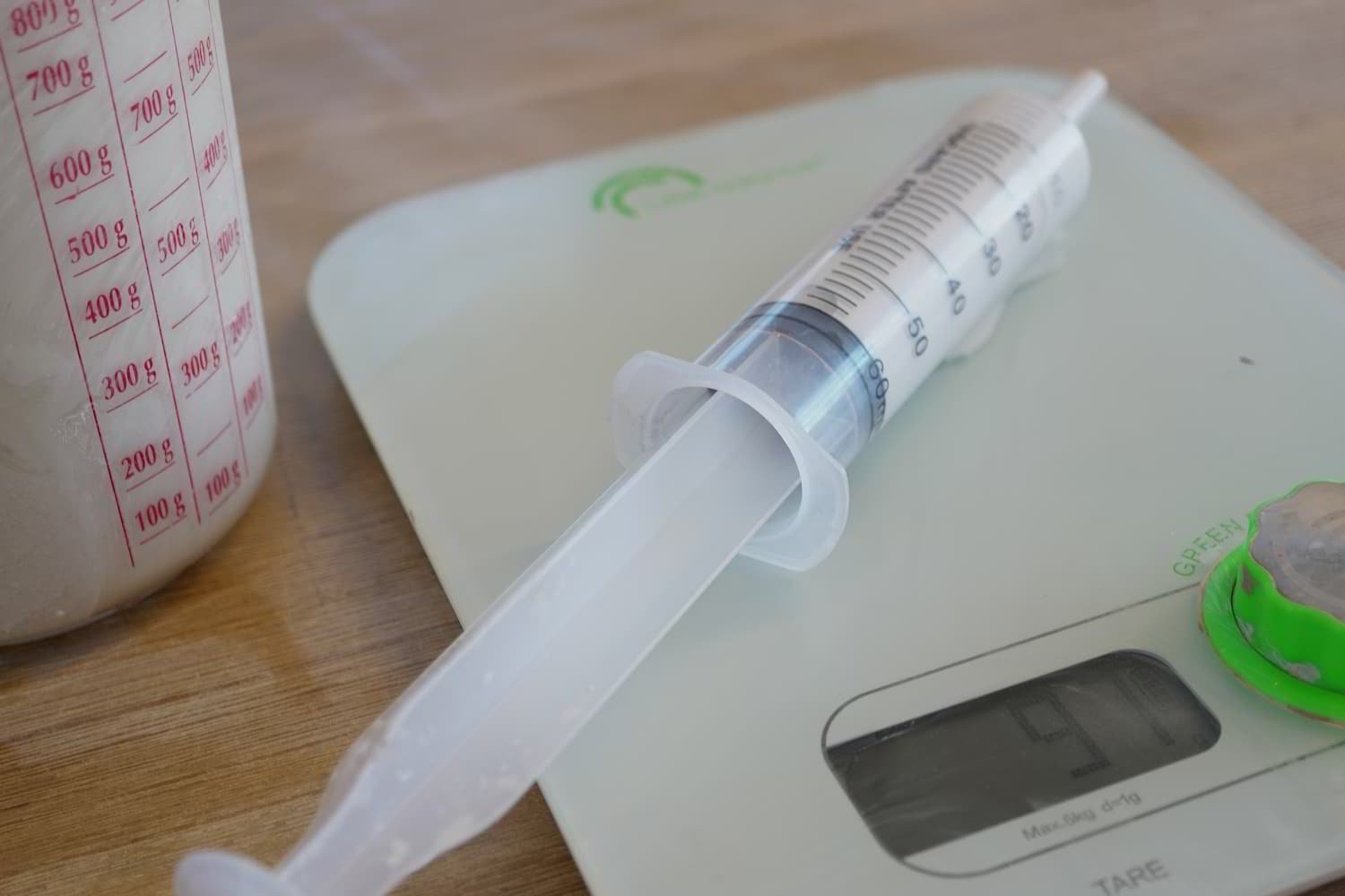 Peser la mesure de la densité